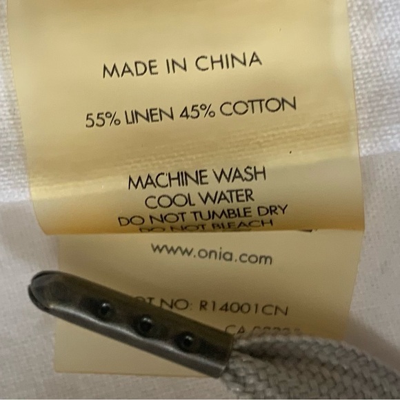 Onia Linen Cotton Classic Pants - Picture 16 of 16